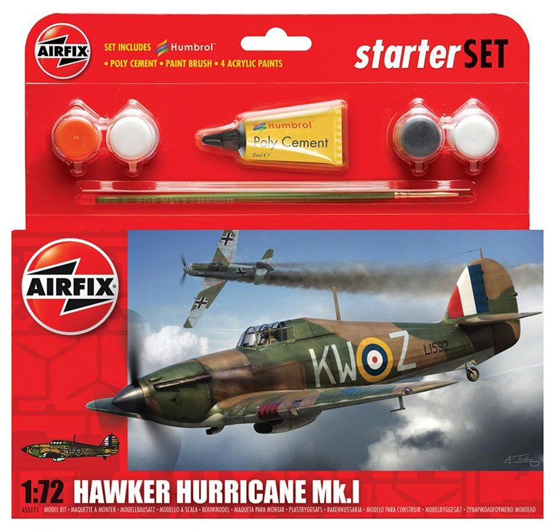 модель САМОЛЕТ HURRICANE Mk1 1/72